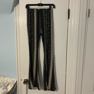 Fun patterned flair pants